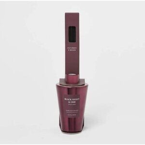 Black Violet & Oud Scented Reed Diffuser With 8 Reeds 6.1 Fl Oz Aromatic Home Fr